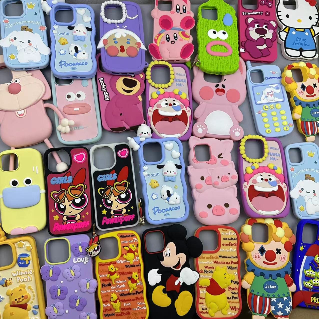 Phone case mystery box non-repetitive designs Lucky cute cartoon silicone luxury Leather Anti-scratch for iPhone X XR XSmax