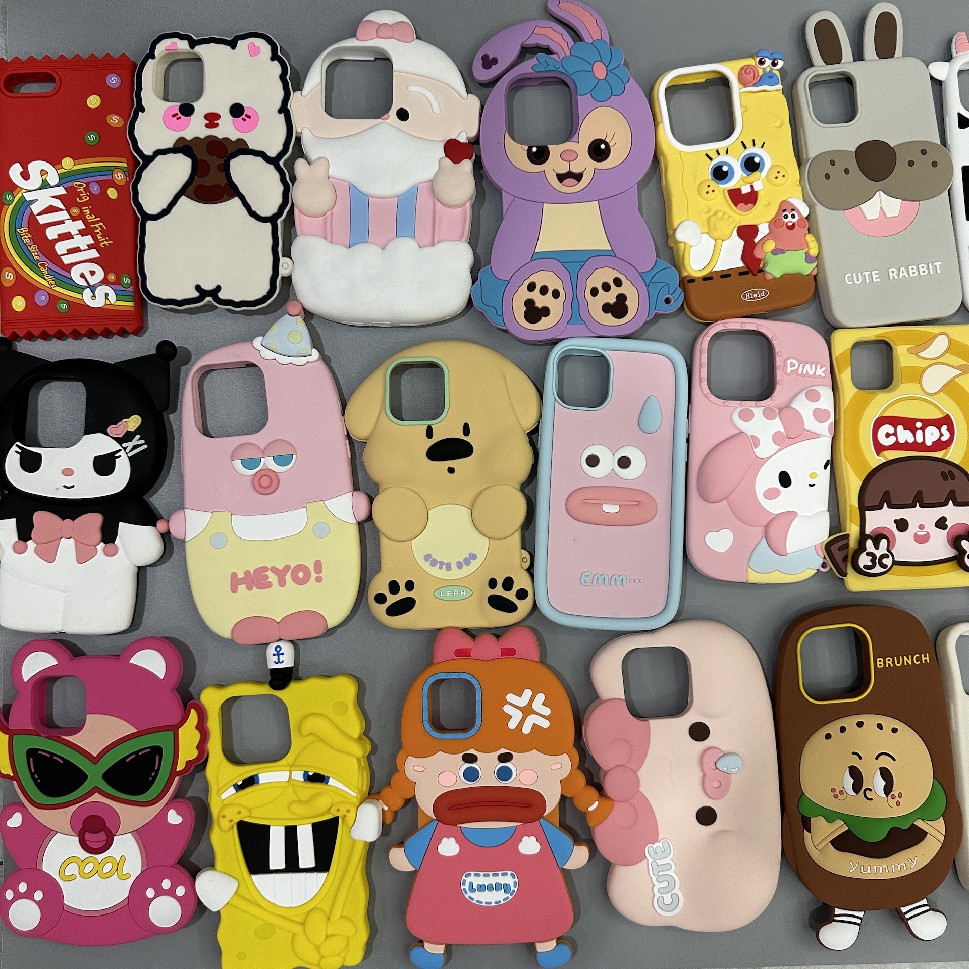Phone case mystery box non-repetitive designs Lucky cute cartoon silicone luxury Leather Anti-scratch for iPhone X XR XSmax