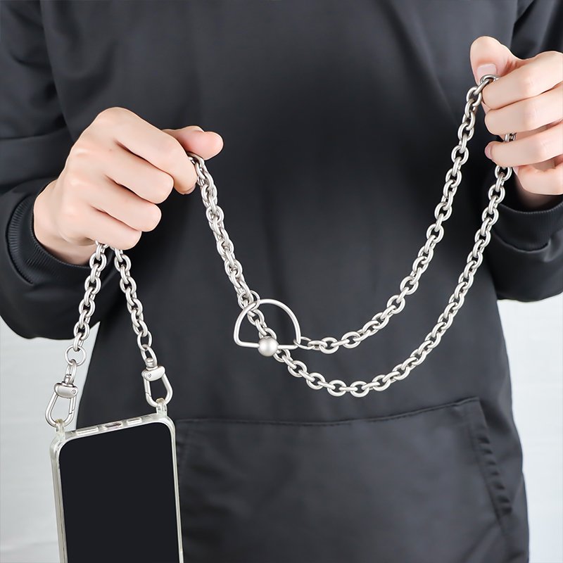 Crossbody Hanging Chain Phone Case Universal Strap Chain Bag Shoulder Strap Metal Strap Mobile Phone Lanyard