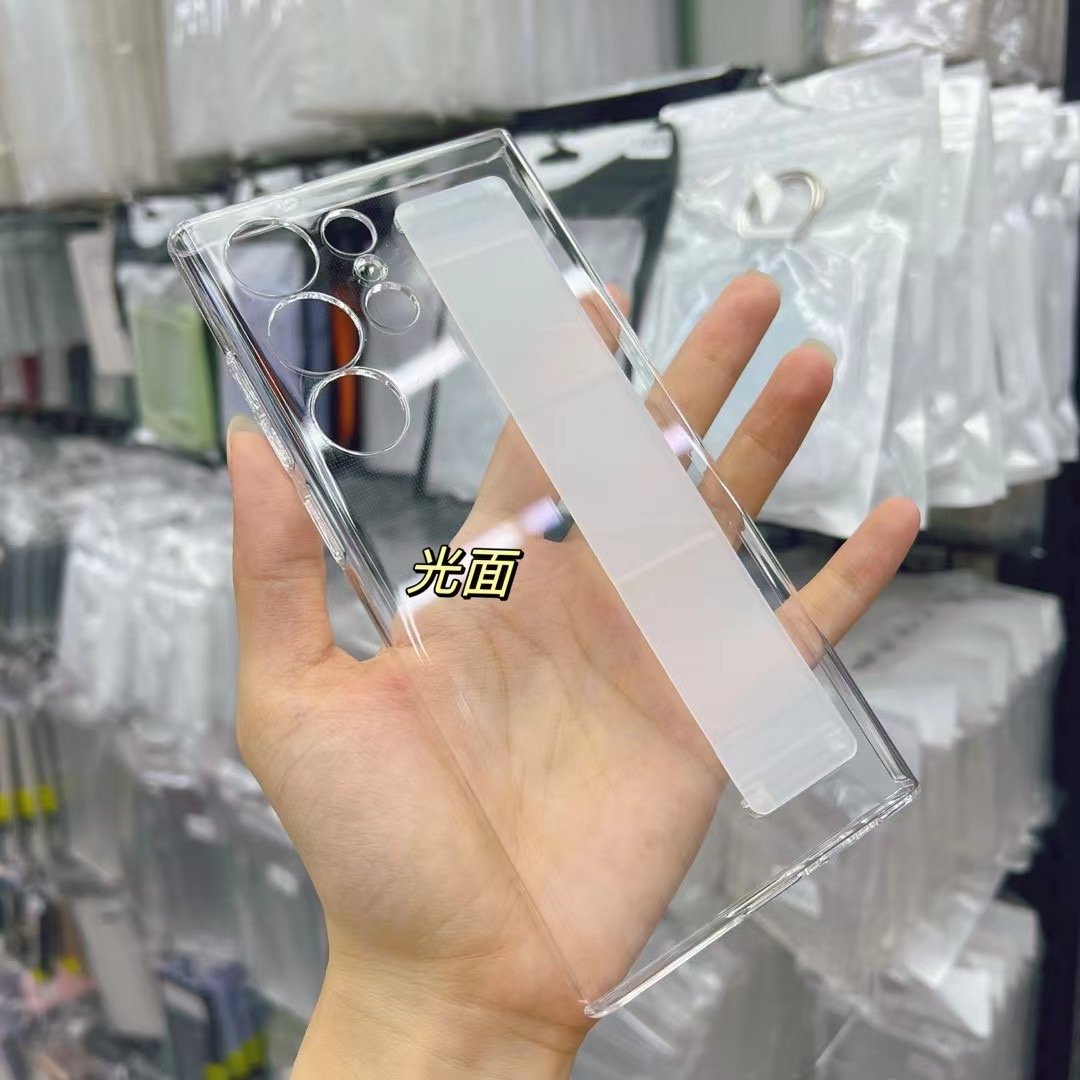 TPU Silicone transparent Phone Case Protective Function with new handle strap For Samsung cell phone back cover