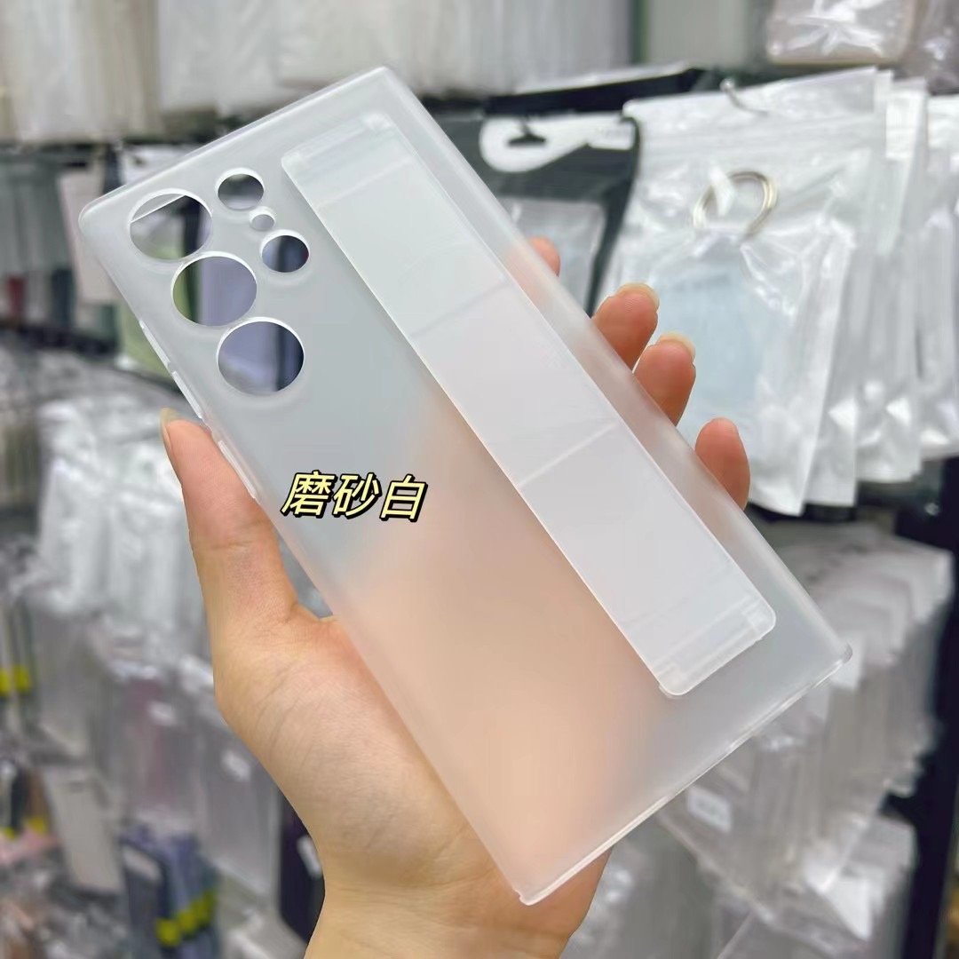 TPU Silicone transparent Phone Case Protective Function with new handle strap For Samsung cell phone back cover