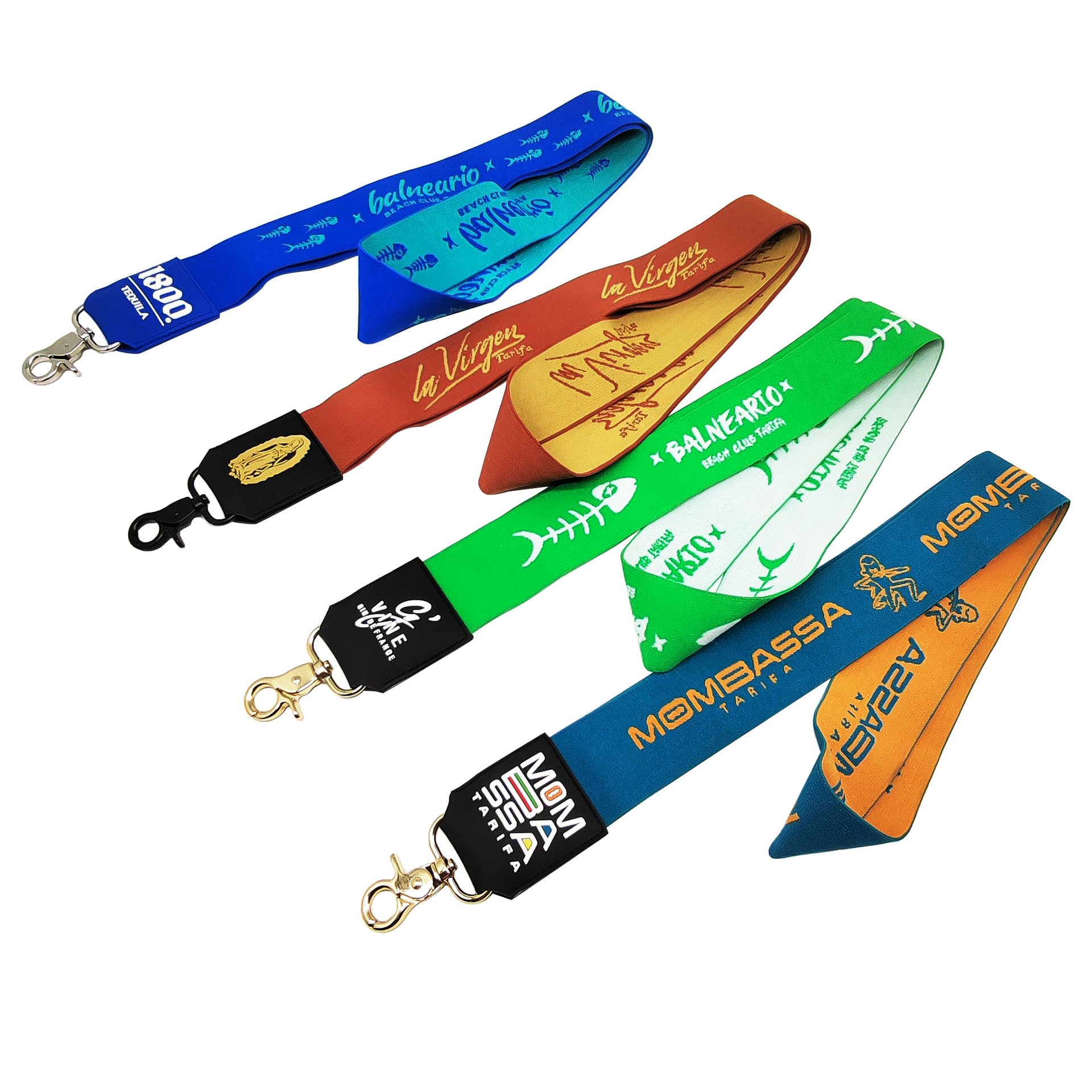 2023New product mobile phone lanyard Elastic jacquard lanyard company Enterprise lanyard manufacturers supply free layout design