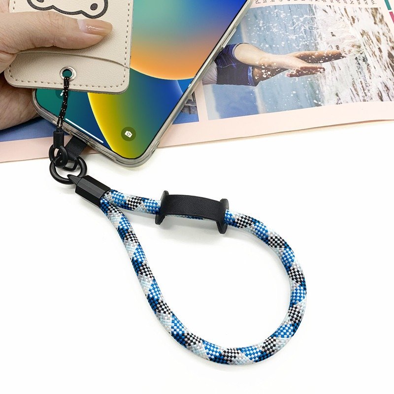 7mm Short Mobile Phone Hanging Strap Outdoor Anti Lost Keychain Holder Cord Universal Hands Free Smartphone Wrist Strap Rope