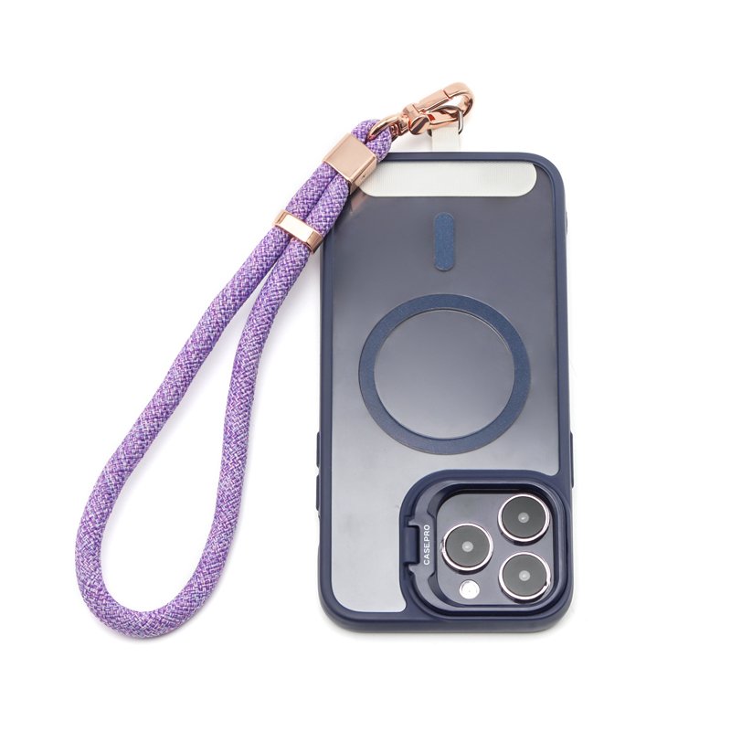 Anti Lost Universal Short Wrist Rope With Patch Tab Polyester Colorful Wrist Hand Strap Rope Phone Case Lanyard