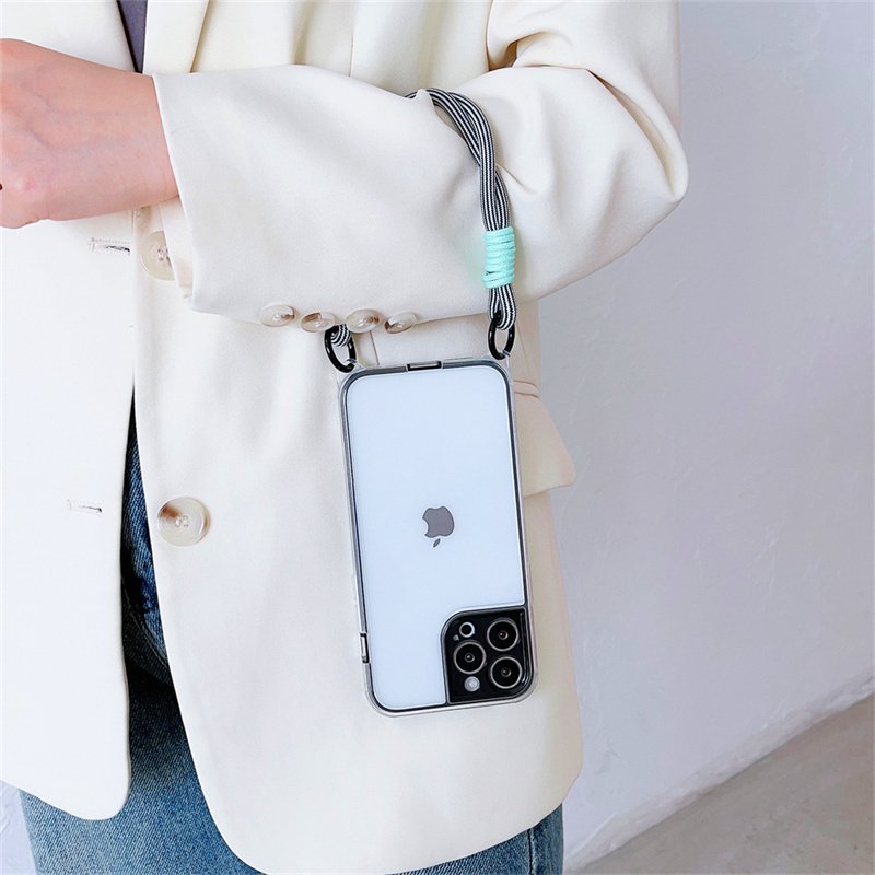 Mobile Phone Accessories Colorful Chain Anti-lost Wrist Phone Holder Strap Universal Lanyard Patch for All Phone Models