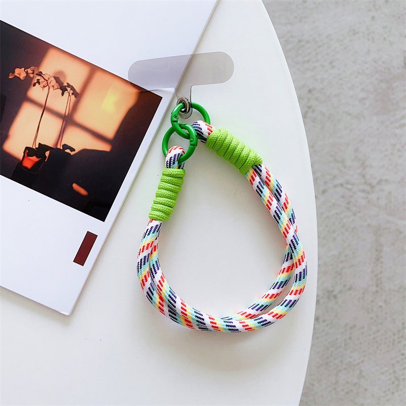 Mobile Phone Accessories Colorful Chain Anti-lost Wrist Phone Holder Strap Universal Lanyard Patch for All Phone Models