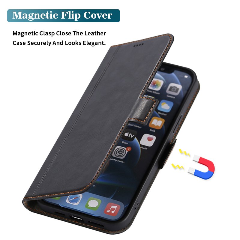Wallet Leather Case For iPhone 15 14 Plus 11 12 13 Pro Max Phone Bags Flip Cover For iphone 16