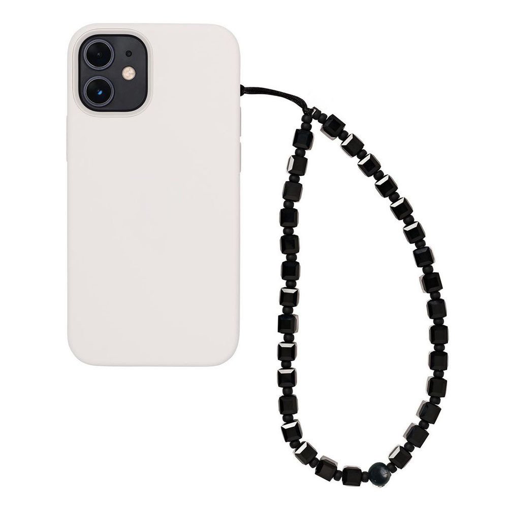 Ladies' Crystal Square Bead Anti-Lost Keychain Mobile Phone Accessory Wallet Strap Beaded Charm Rope Made Nylon Resin Sports Use