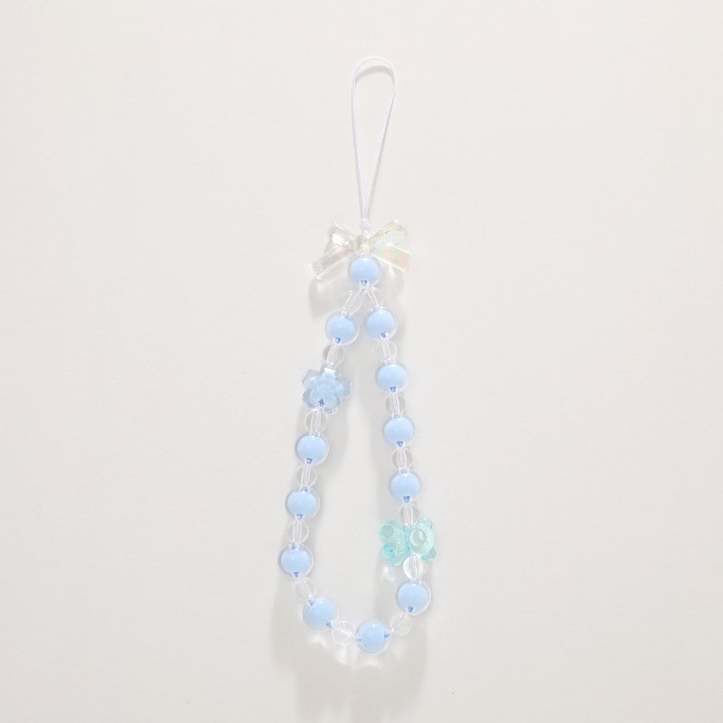 Mobile Phone Strap Women's Beaded Handheld Wrist Strap Pendant Phone Case Anti Loss lanyard Camera Pendant