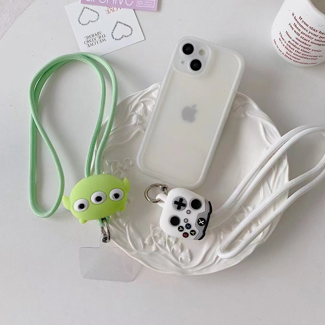 Detachable Small Package Camera Mobile Phone Strap with Patch Neck Crossbody Water Cup Hanging Rope