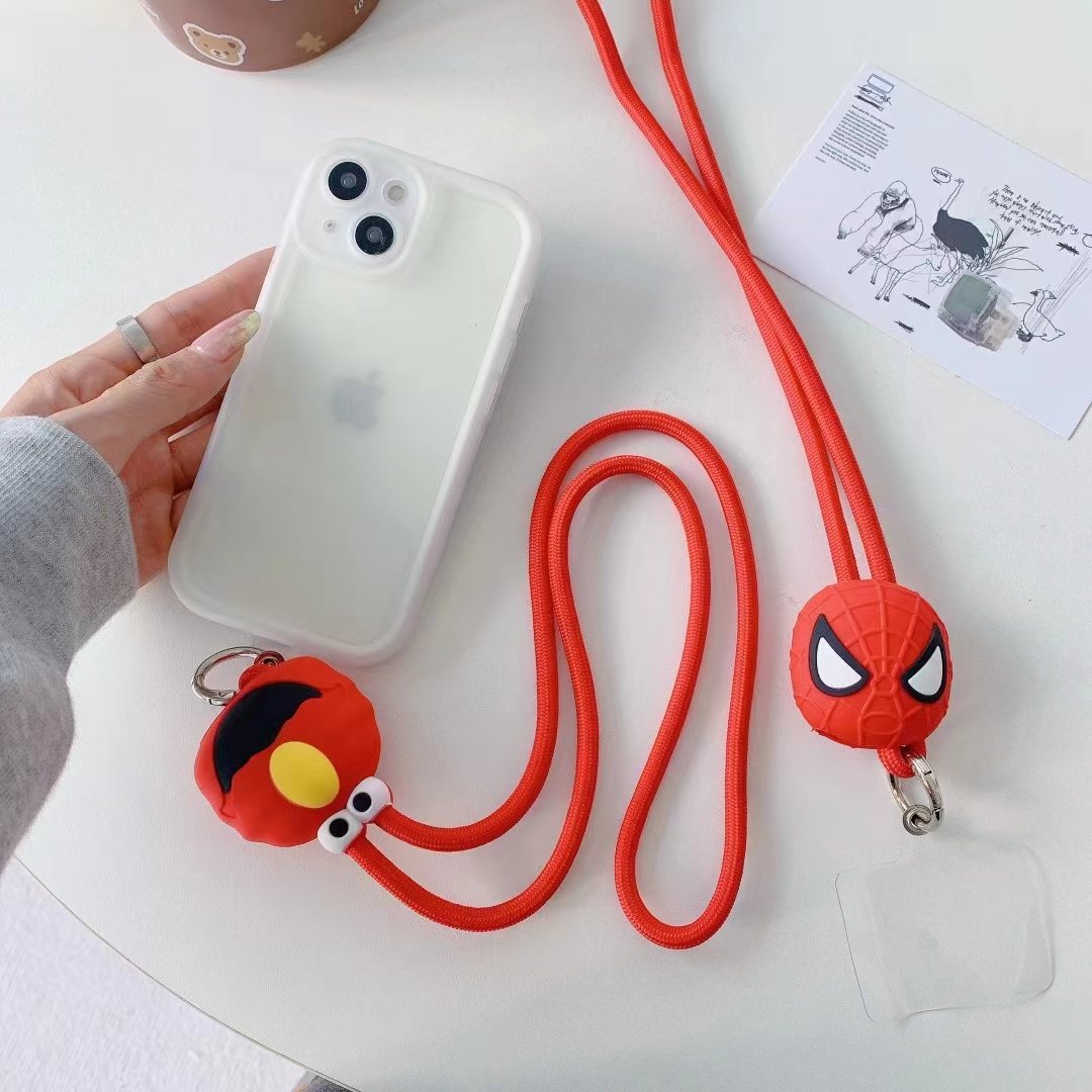 Detachable Small Package Camera Mobile Phone Strap with Patch Neck Crossbody Water Cup Hanging Rope