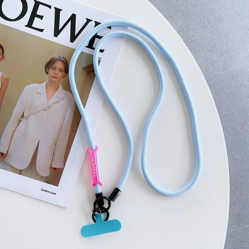 High Quality Nylon Phone Lanyard Custom Printed Long Detachable Lanyard with Mobile Phone Patch