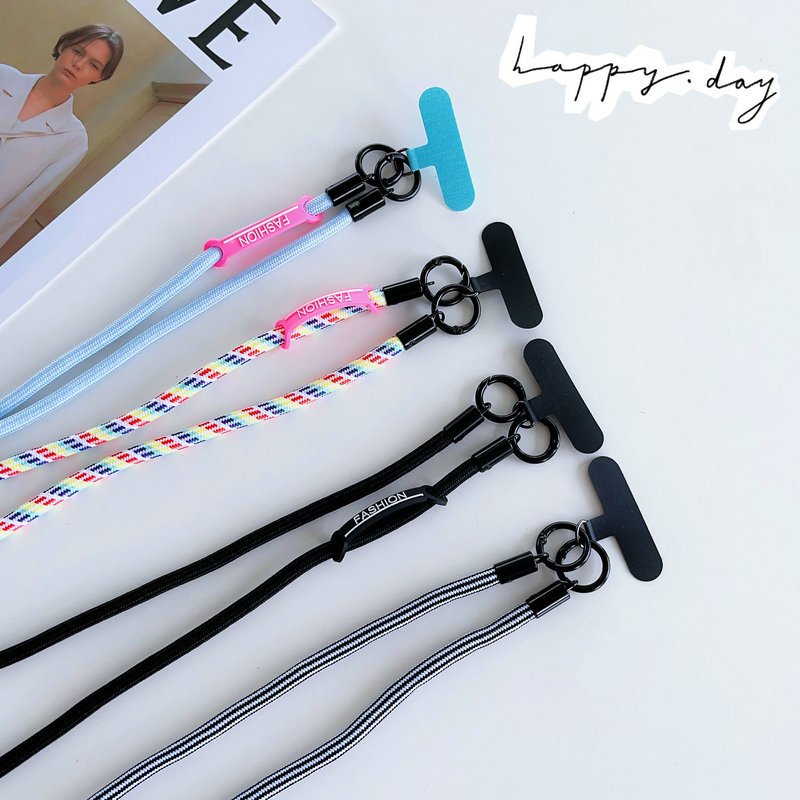 High Quality Nylon Phone Lanyard Custom Printed Long Detachable Lanyard with Mobile Phone Patch