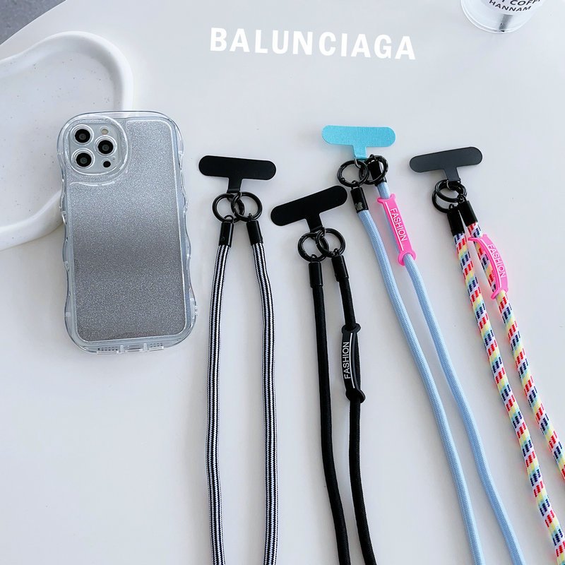 High Quality Nylon Phone Lanyard Custom Printed Long Detachable Lanyard with Mobile Phone Patch