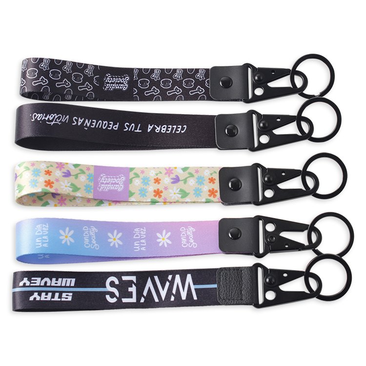 Custom Universal Mobile Phone Lanyard Patch Keys ID Holder Strap Wrist Phone Lanyard