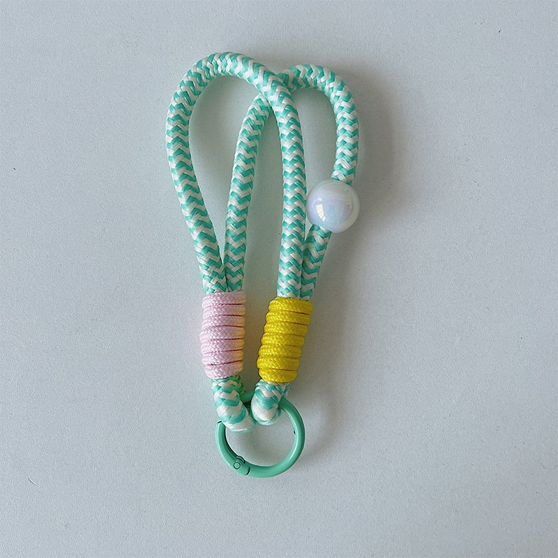 Portable Anti-Loss Key Chain Wristband Personalizable Polyester Mobile Phone Strap for Men and Women