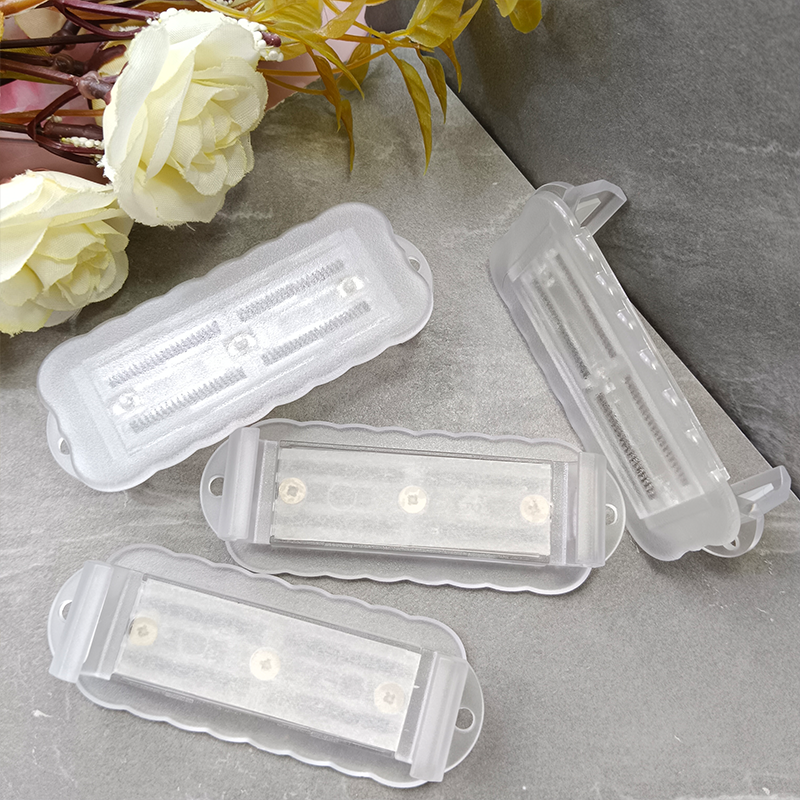 Mobile phone back clip wave transparent PC clip DIY material hanging rope telescopic clip mobile phone accessories