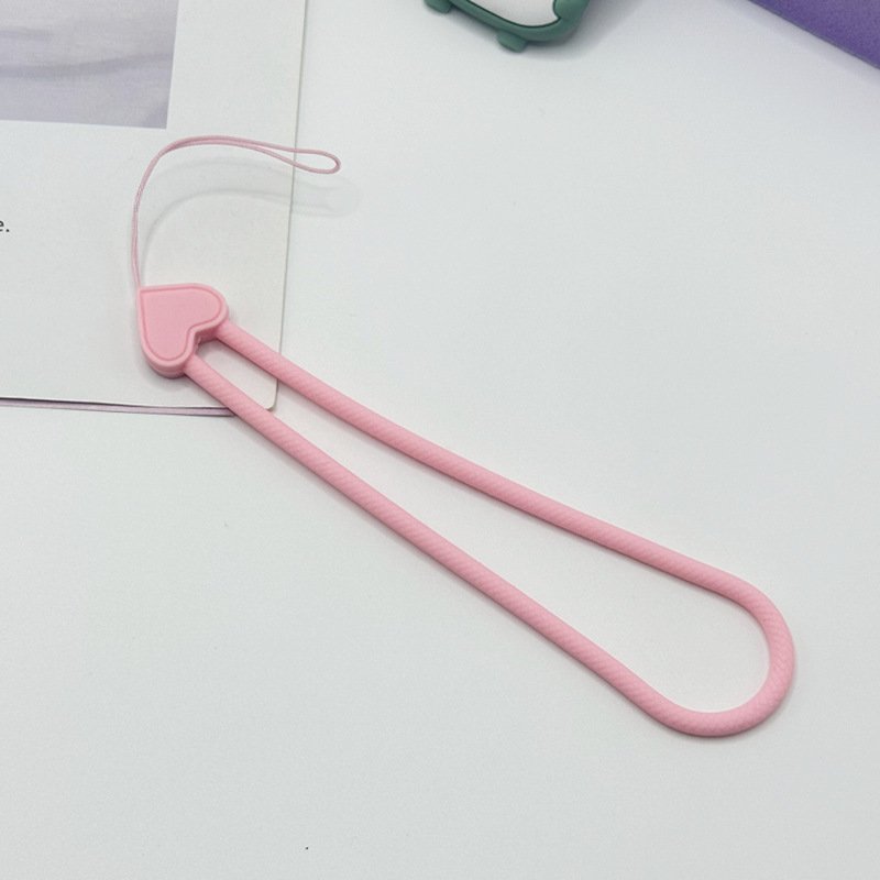 Promotional New Style mobile phone lanyard love silicone wrist strap USB Disk liquid Comfortable Flexible silicone lanyard