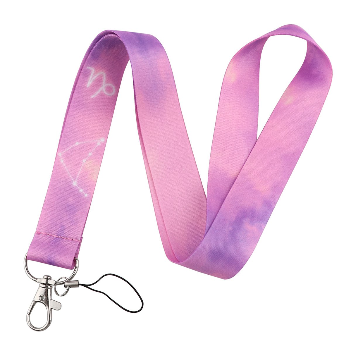 Xiangxing Custom Logo Polyester Lanyard Woven Nylon Neck Strap Mobile Phone Rope Offset Digital Colorful Customizable Lanyard