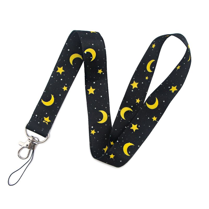 Xiangxing Custom Logo Polyester Lanyard Woven Nylon Neck Strap Mobile Phone Rope Offset Digital Colorful Customizable Lanyard