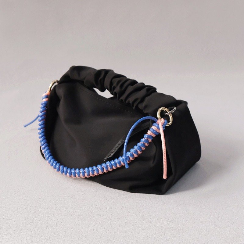 Colorful Versatile Wax Cord Handmade Rope Bag For Handbags Strap Multi-Color Hand-Held Mobile Phone Holder Lanyard Straps 35cm