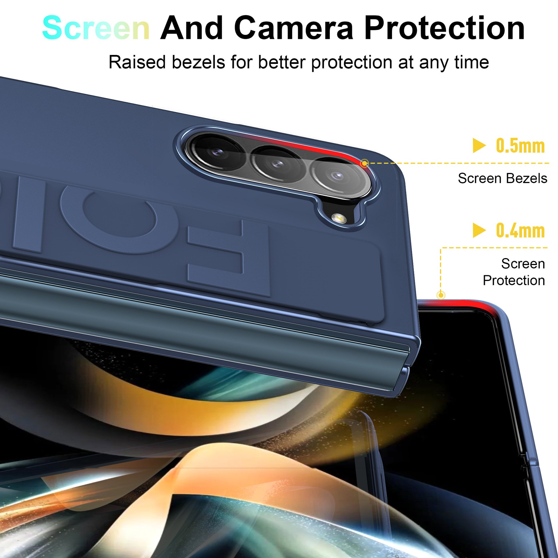 For Samsung Galaxy S24 ULTRA Silicone Wrist Strap Anti-fall Matte Hard Plastic Folding Case For Samsung Galaxy Z Fold 6 5 4