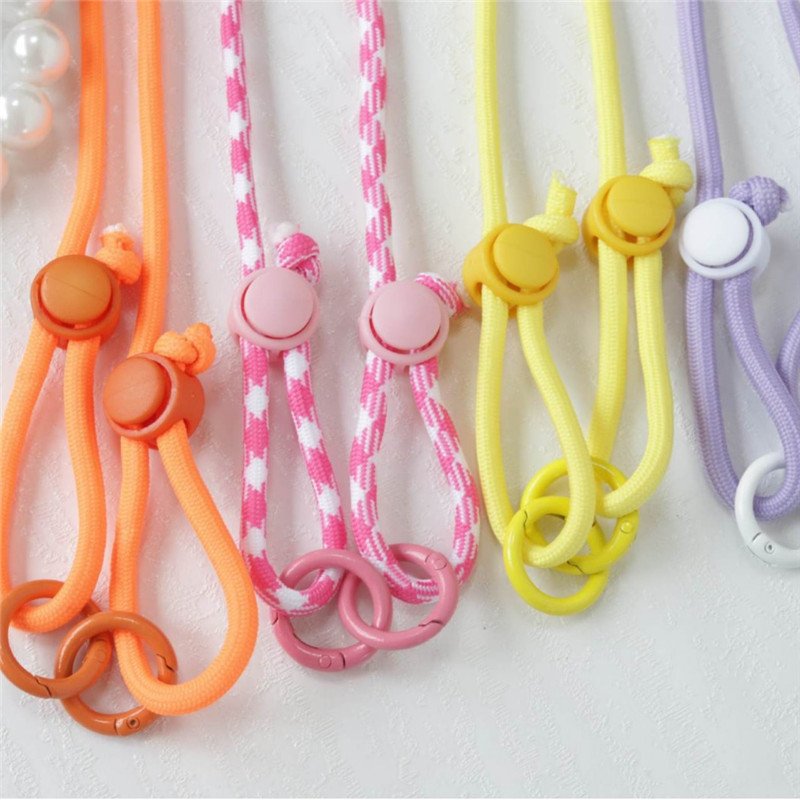 Ins 2024 New Simple Universal Mobile Phone Lanyard Adjustable Diagonal Strap Rope Anti Drop Anti Loss Mobile Phone Lanyard