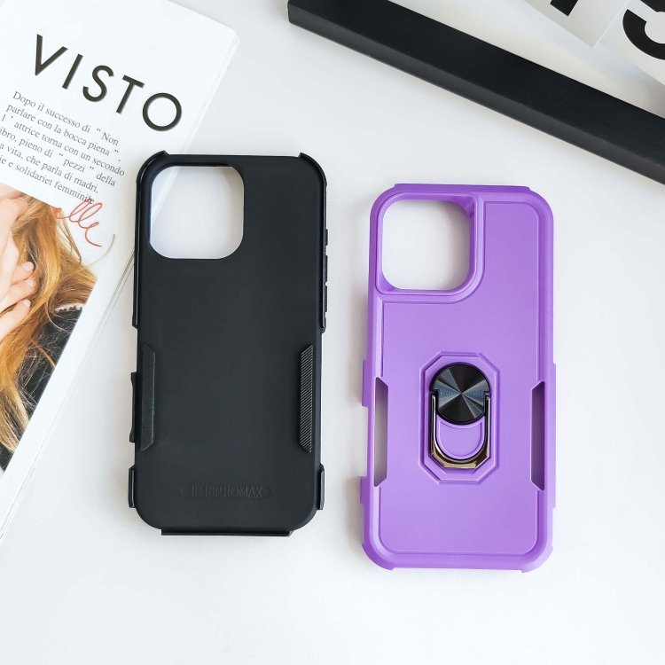 Luxury 2 in 1 Phone Case Cover Holder Stand Case For iPhone 15 14 13 12 11 Metal Magnet Holder Phone Case for iPhone 16 Pro Max