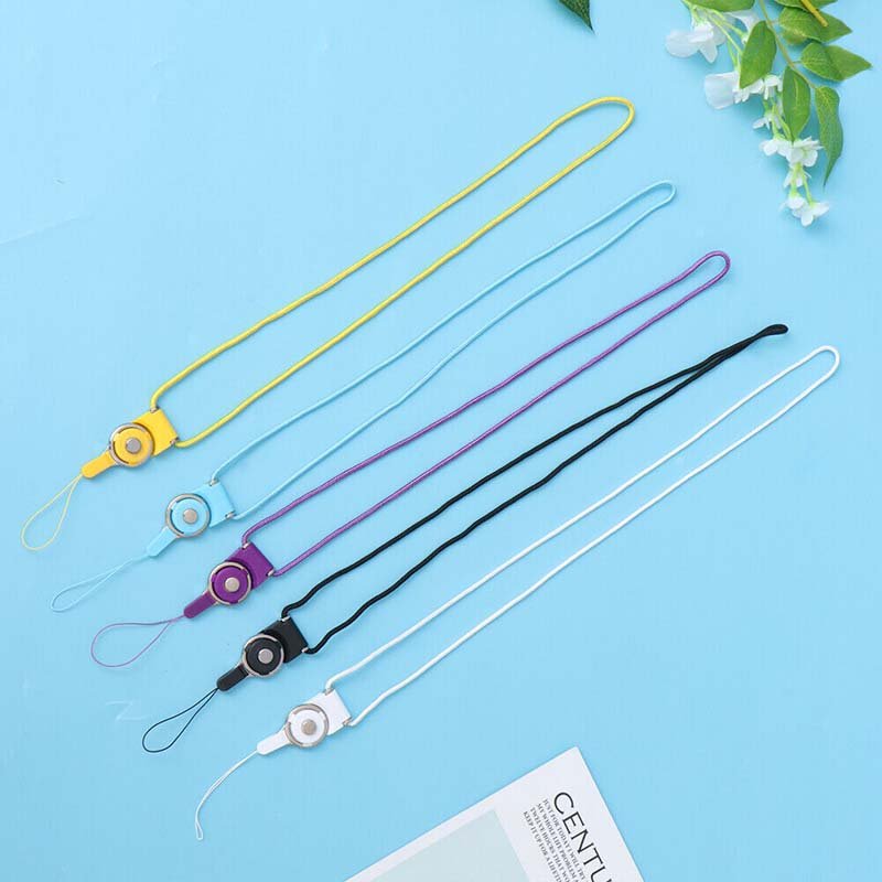 Mobile phone lanyard neck rope personalized pendant ornaments mobile phone chain key wide anti-lost rope wide decoration