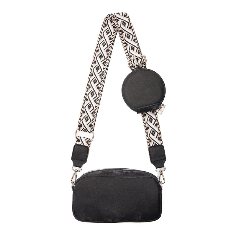 2024 New Women's Single Shoulder Crossbody Bag Candy Color Wide Strap Multi-Function Mobile Phone Case Stylish Bag