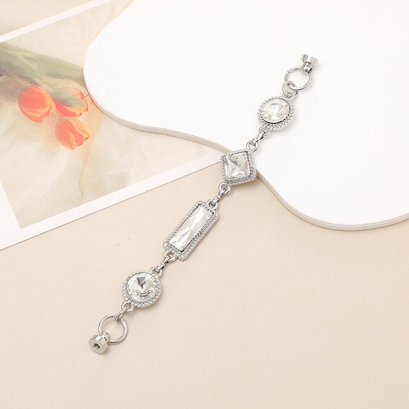 Diamond Water Cup Chain Gem Bracelet Phone Case Pendant Stylish Mobile Phone Straps