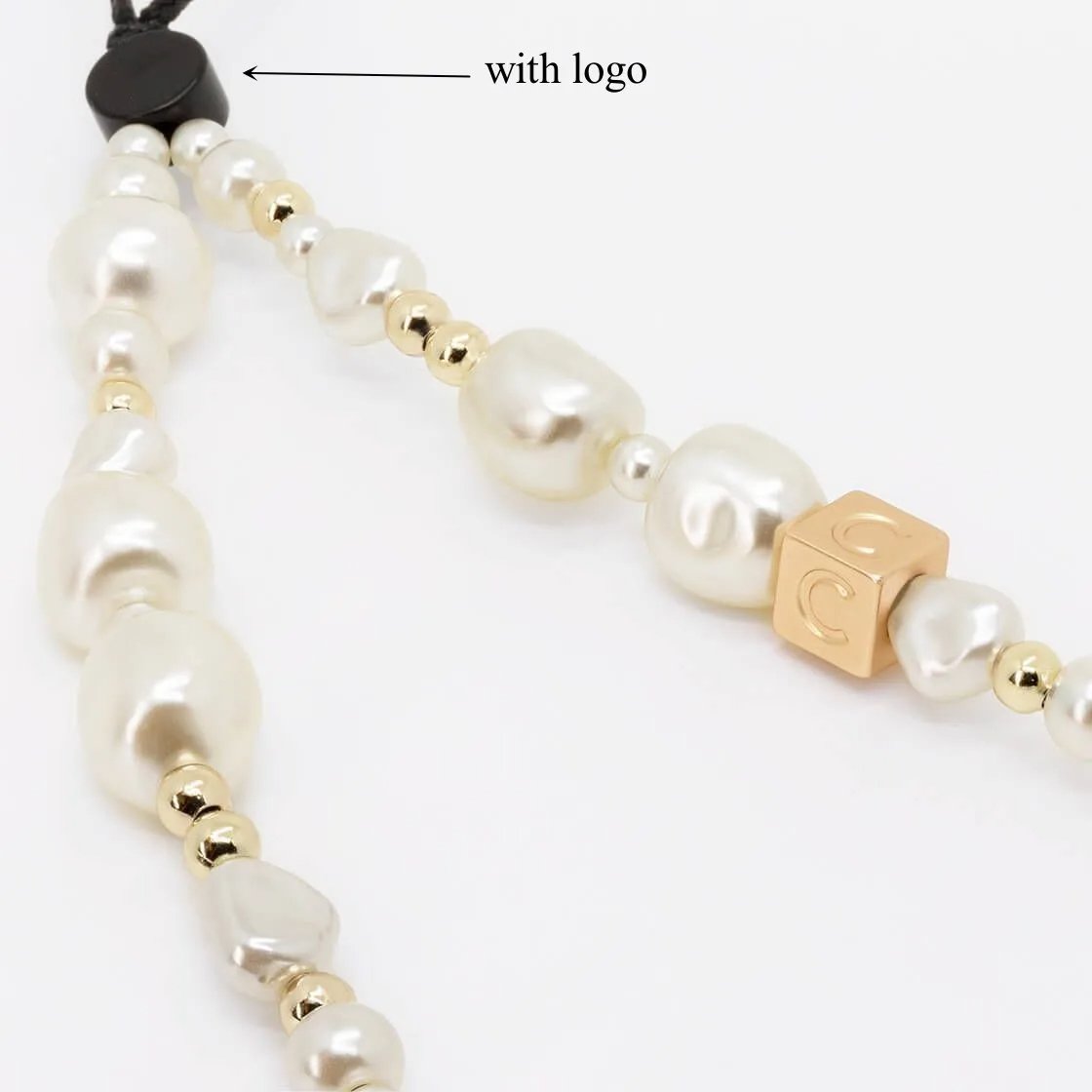 2023 New Acrylic Pearls Phone Charm Strap Y2K Gift Friend Colorful Beads Cell Phone Chain