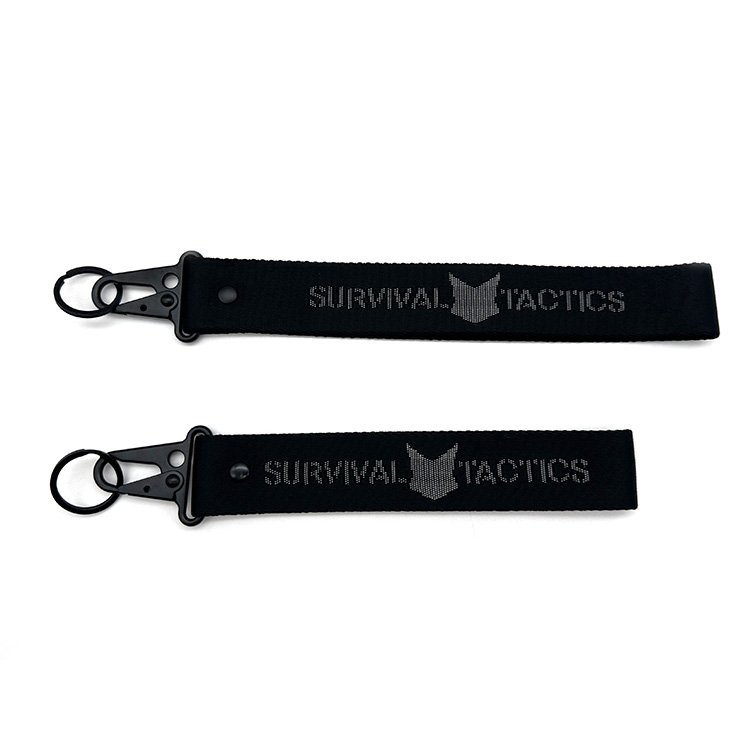 YYX Nylon Jacquard Keychain Custom Mobile Phone Short Strap Lanyard Keychain Jacquard Logo Woven Wrist Strap Keychain