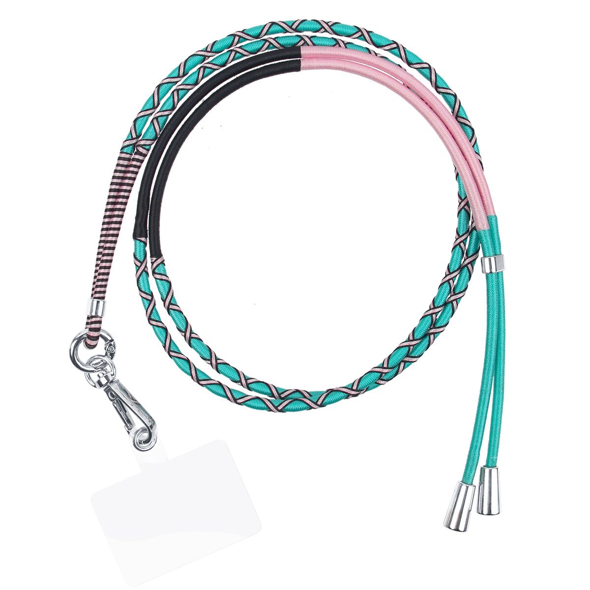 Fashion Adjustable Hanging Mobile Cover Lanyard Neck Strap String Cord Rope for iPhone Rope Phone Strap with Card