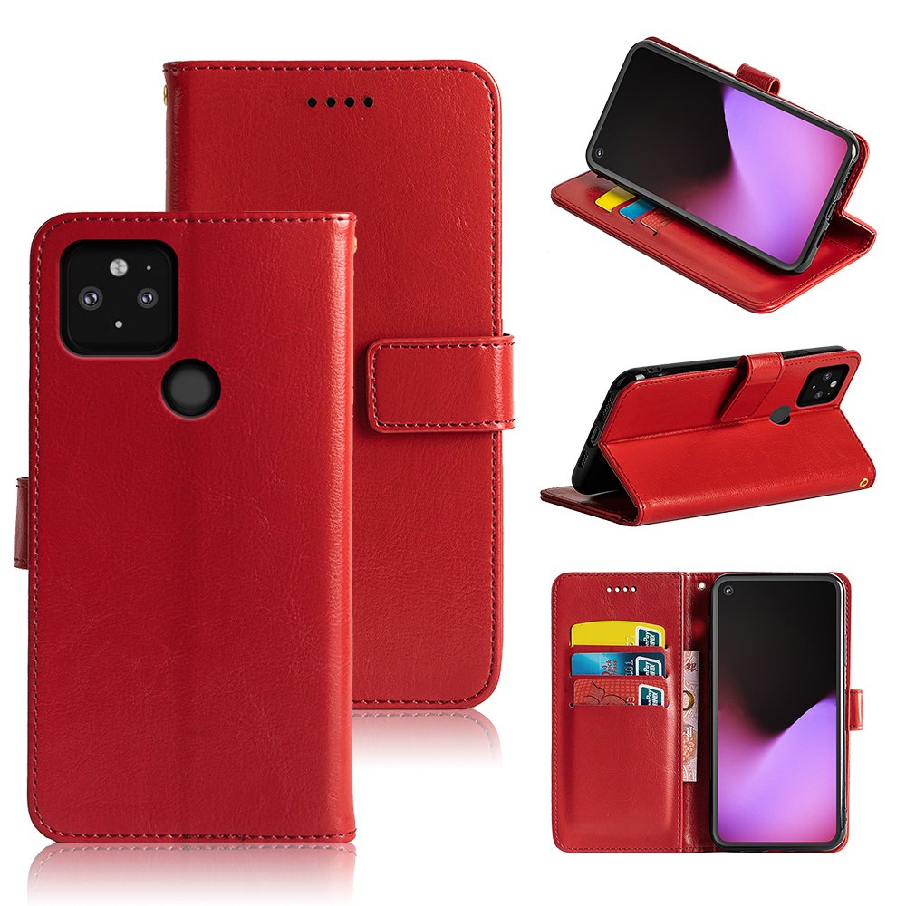 Crazy Horse Wallet Leather Case For Google Pixel 9 8 5 XL 6 6A 7 Pro 5G Magnetic With Card Slot Cases