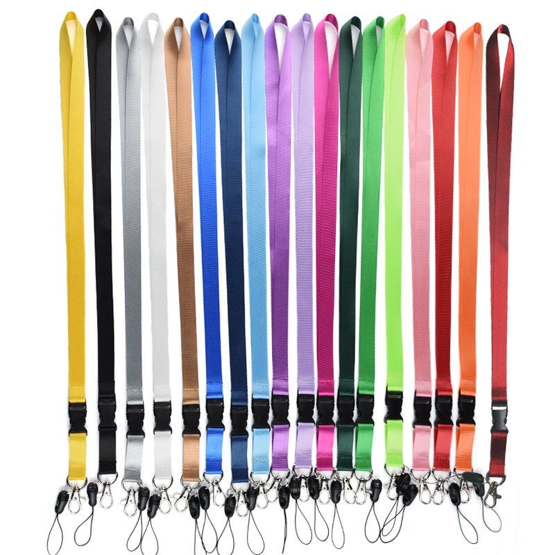 Wholesale Custom Polyester Lanyards With Logo Blank Lanyard With Card Holder Promotion Sublimation Silk Screen Printed Lanyard