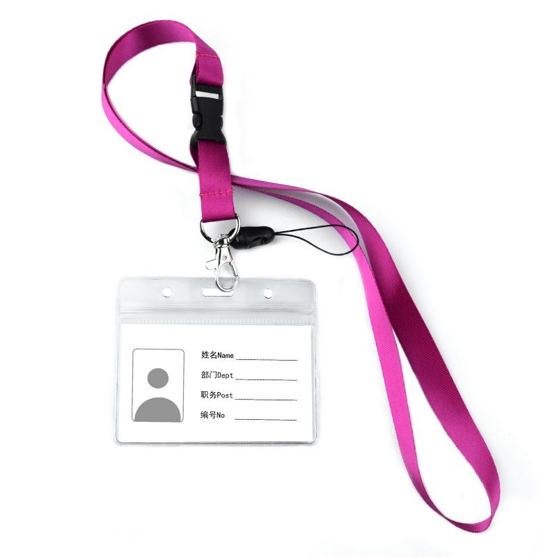 Wholesale Custom Polyester Lanyards With Logo Blank Lanyard With Card Holder Promotion Sublimation Silk Screen Printed Lanyard