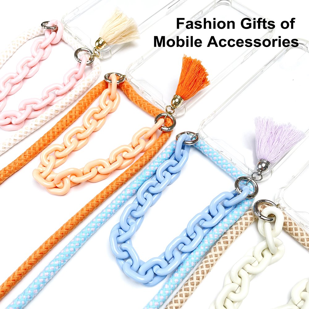 TENCHEN necklace phone case for iphone 16 new design crossbody phone cases with strap