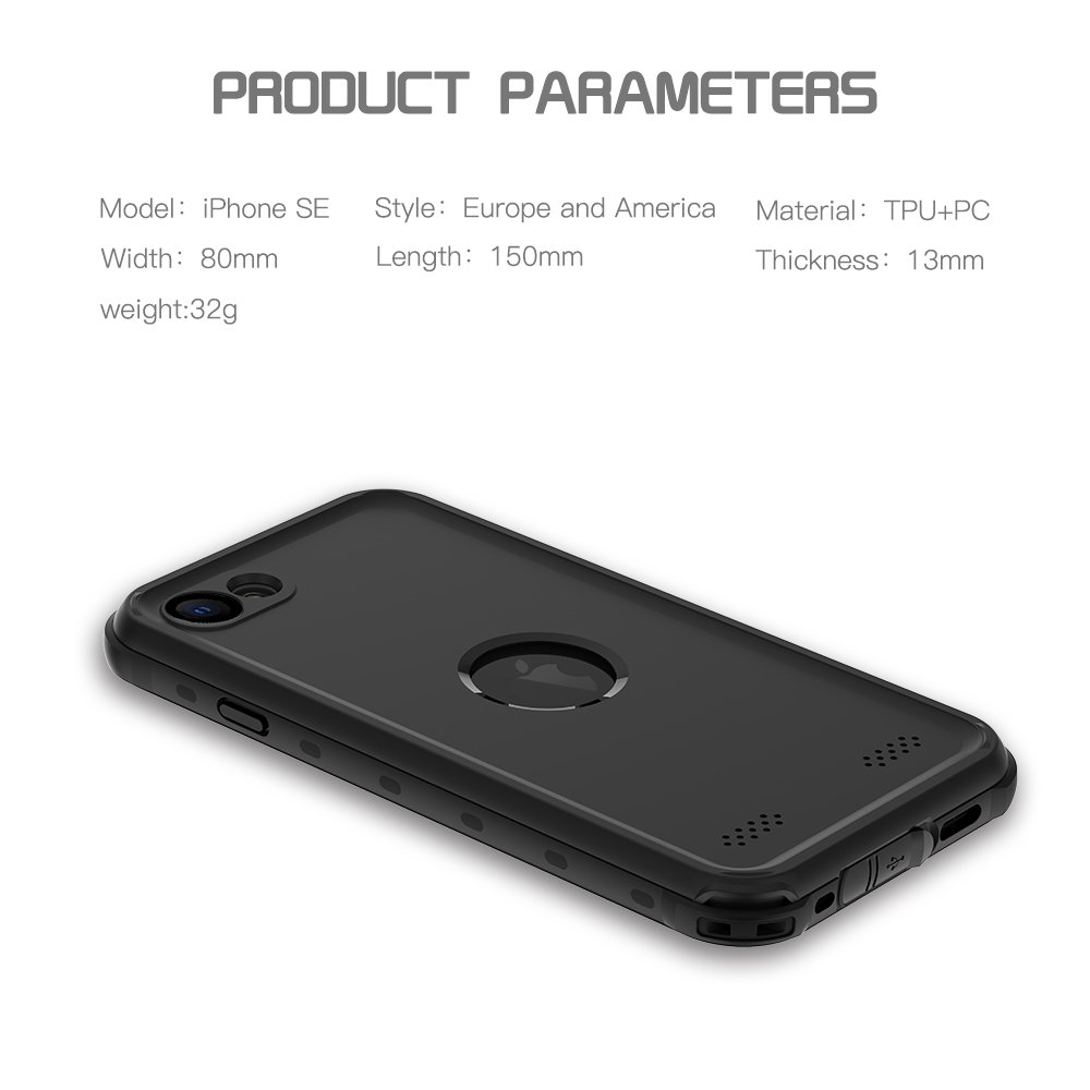 Redpepper Shellbox Factory Anti-fall Heavy Duty IP68 DOT SE2&SE3 Waterproof Cellphone Case For IPhone SE 2020&SE 2022