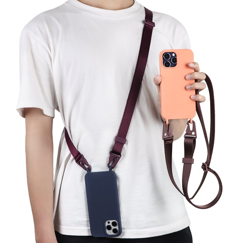 Universal Cross Body Multi-color adjustable buckle mobile phone lanyards Phone Ropes Lanyard For Phone Case