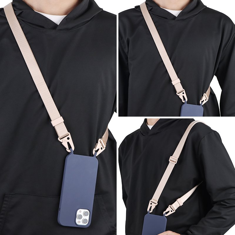 Universal Cross Body Multi-color adjustable buckle mobile phone lanyards Phone Ropes Lanyard For Phone Case