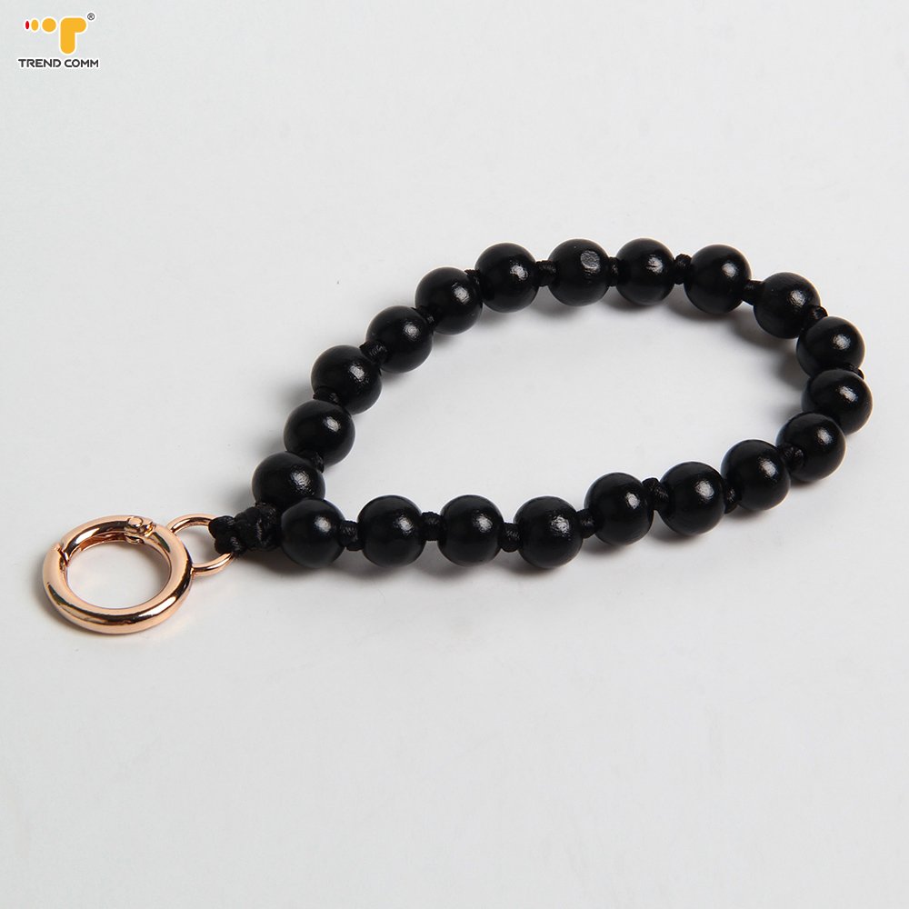 2024 high quantity Phone charms wooden bracelets Universal Clip Lanyard Chain