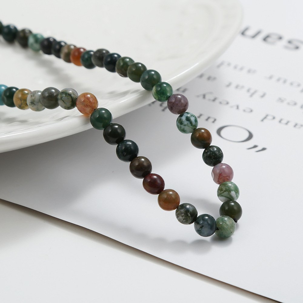 2021 New fashion stone bead bracelets straps natural crystal healing phone chian for mobile phone accessories