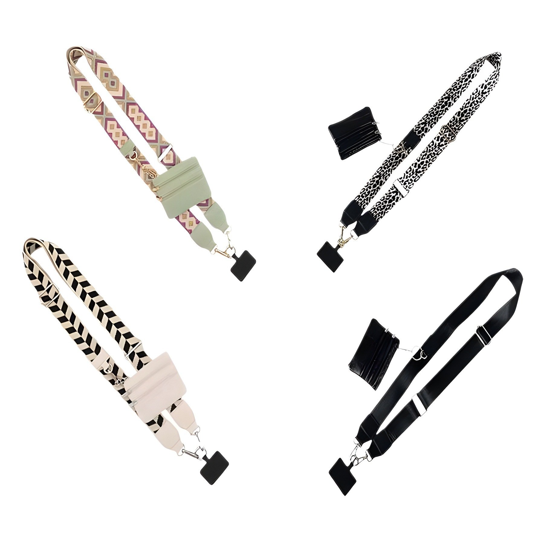 2024 RTS Purse Straps Personalized Cell Phone Replacement Crossbody Mobile Phone Straps Zipper Wallet Pouch Strap