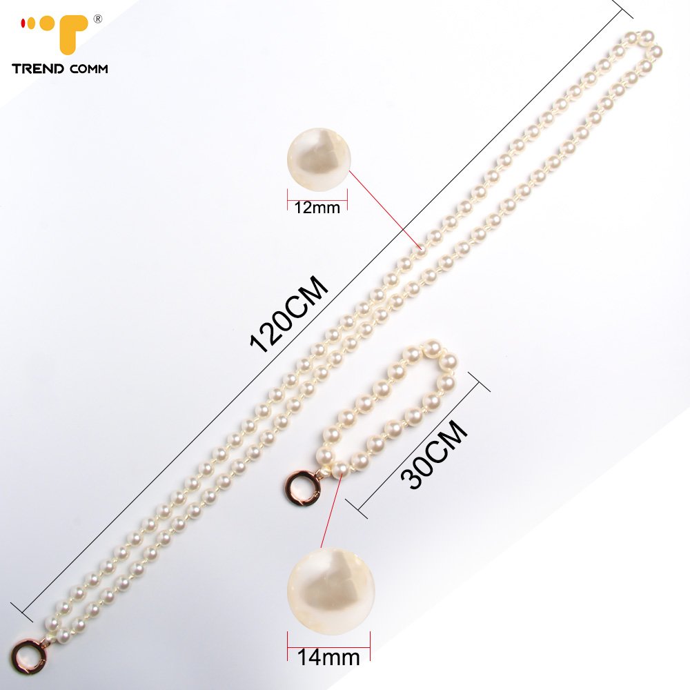 Pearl Mobile Phone Chain Beads Charms Hook handbag Straps Crossbody Fashion Phone Case Chain Lanyard Necklace Beads