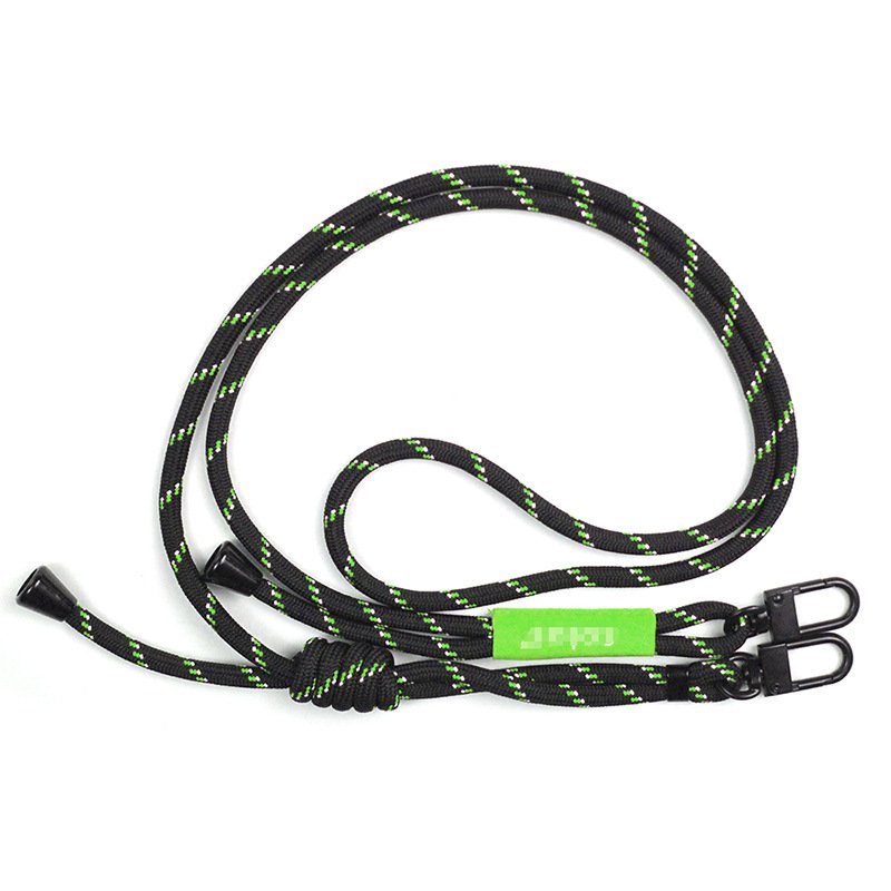 Custom 6mm mobile phone strap neck strap washable freely adjustable nylon crossbody phone strap wristband