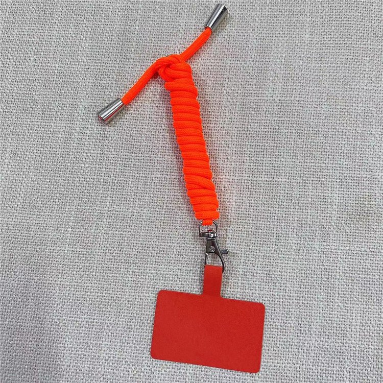 Adjustable Woven Straps Phone Chain for iPhone Cute Design with Polyester Chain Nylon Leather for Mobile and Phone Case