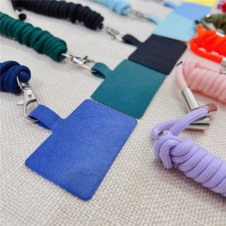Adjustable Woven Straps Phone Chain for iPhone Cute Design with Polyester Chain Nylon Leather for Mobile and Phone Case