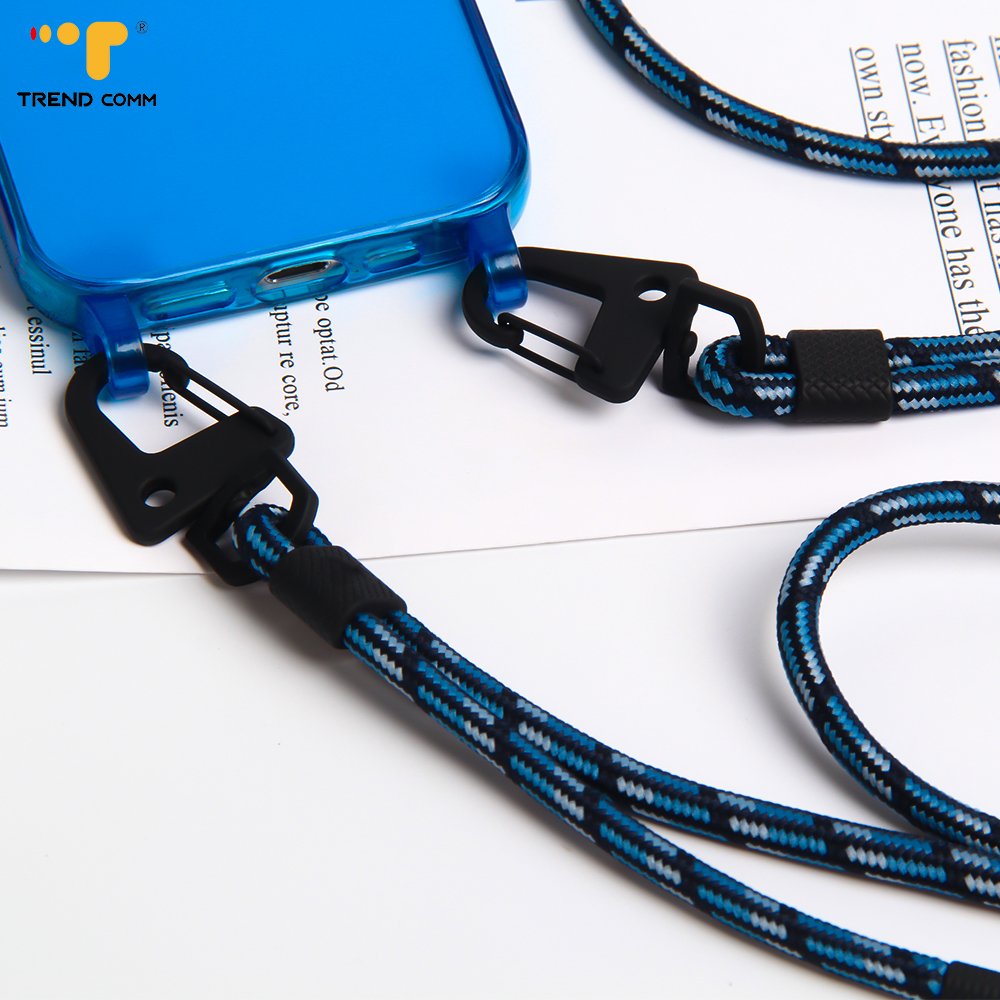 Universal Neck Wrist Lanyard Patch Tab Lasso Tether Cell Mobile Smartphone Phone Case Strap With Metal Mobile Phone Accessories