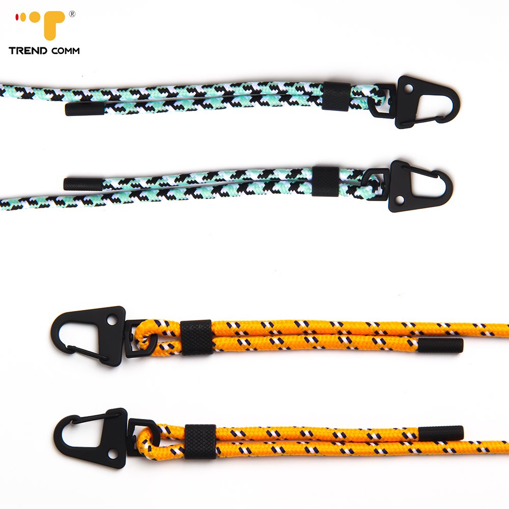 Universal Neck Wrist Lanyard Patch Tab Lasso Tether Cell Mobile Smartphone Phone Case Strap With Metal Mobile Phone Accessories